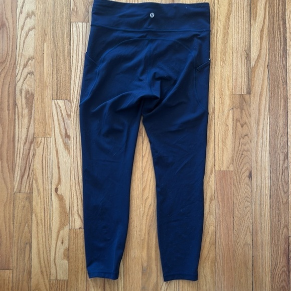 Lululemon 10 Invigorate High-Rise Tight 25" Tru Navy High-Waisted legging VGUC - Picture 4 of 13